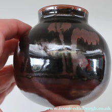Load image into Gallery viewer, STUDIO POTTERY. Unusual Small Treacle Glaze Pot by David Lloyd Jones (1928-1994)

