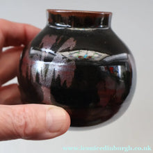 Load image into Gallery viewer, STUDIO POTTERY. Unusual Small Treacle Glaze Pot by David Lloyd Jones (1928-1994)

