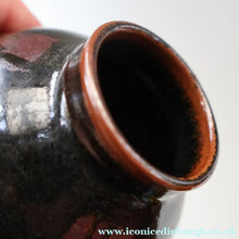 Load image into Gallery viewer, STUDIO POTTERY. Unusual Small Treacle Glaze Pot by David Lloyd Jones (1928-1994)

