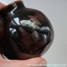 Load image into Gallery viewer, STUDIO POTTERY. Unusual Small Treacle Glaze Pot by David Lloyd Jones (1928-1994)


