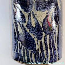 Load image into Gallery viewer, STUDIO POTTERY. Very Tall Vase with Abstract Floral Motifs. Crich Pottery (Diana Worthy)
