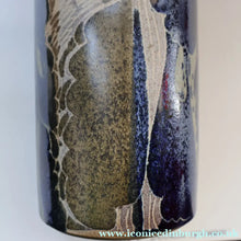 Load image into Gallery viewer, STUDIO POTTERY. Very Tall Vase with Abstract Floral Motifs. Crich Pottery (Diana Worthy)
