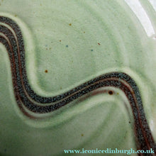 Load image into Gallery viewer, STUDIO POTTERY: Vintage 1960s Winchcombe Pottery Shallow Slipware Bowl. Sidney Tustin Mark
