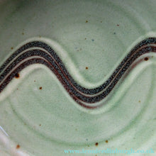 Load image into Gallery viewer, STUDIO POTTERY: Vintage 1960s Winchcombe Pottery Shallow Slipware Bowl. Sidney Tustin Mark
