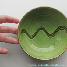 Load image into Gallery viewer, STUDIO POTTERY: Vintage 1960s Winchcombe Pottery Shallow Slipware Bowl. Sidney Tustin Mark - British Ceramics
