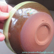 Load image into Gallery viewer, STUDIO POTTERY: Vintage 1960s Winchcombe Pottery Shallow Slipware Bowl. Sidney Tustin Mark - British Ceramics
