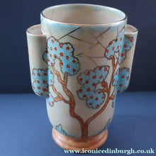 Load image into Gallery viewer, Stunning 1930s Art Deco Design Vase by CROWN DEVON with Abstract Tree Patterns
