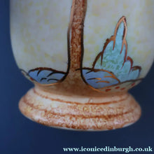Load image into Gallery viewer, Stunning 1930s Art Deco Design Vase by CROWN DEVON with Abstract Tree Patterns
