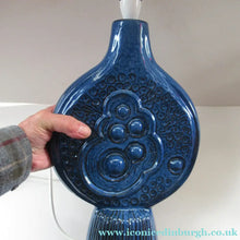 Load image into Gallery viewer, Vintage 1960s Large Modernist Brutalist Ceramic Table Lamp
