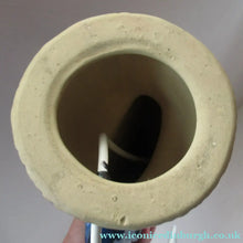 Load image into Gallery viewer, Vintage 1960s Large Modernist Brutalist Ceramic Table Lamp
