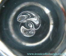 Load image into Gallery viewer, 1990s Large Timo Sarpaneva Chunky Clear Glass "JANUS" Candlestick for Iittala
