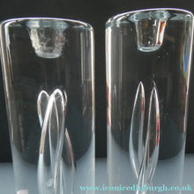 Load image into Gallery viewer, 1990s Large Timo Sarpaneva Chunky Clear Glass "JANUS" Candlestick for Iittala
