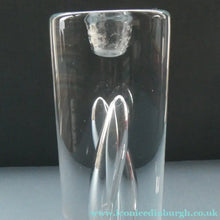 Load image into Gallery viewer, 1990s Large Timo Sarpaneva Chunky Clear Glass "JANUS" Candlestick for Iittala
