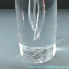 Load image into Gallery viewer, 1990s Large Timo Sarpaneva Chunky Clear Glass "JANUS" Candlestick for Iittala
