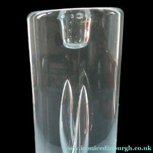 Load image into Gallery viewer, 1990s Large Timo Sarpaneva Chunky Clear Glass "JANUS" Candlestick for Iittala
