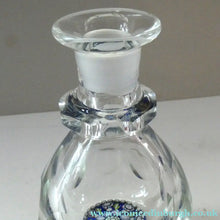 Load image into Gallery viewer, Vintage Perthshire Millefiori Inkwell or Perfume Bottle (PP83). 7 1/2 inches in height
