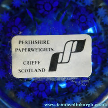 Load image into Gallery viewer, Vintage Perthshire Millefiori Inkwell or Perfume Bottle (PP83). 7 1/2 inches in height
