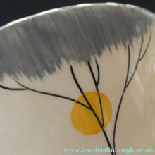 Load image into Gallery viewer, Stylish 1930s Art Deco Lidded Serving Bowl &amp; Plate BURLEIGH WARE. Rare Handpainted DAWN Pattern
