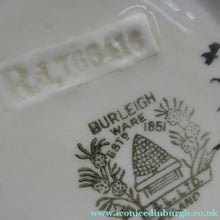 Load image into Gallery viewer, Stylish 1930s Art Deco Lidded Serving Bowl &amp; Plate BURLEIGH WARE. Rare Handpainted DAWN Pattern
