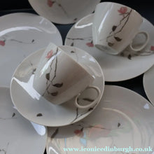Load image into Gallery viewer, Stylish Trio (Cup, Saucer and Side Plate) in the "Quince" Design by Raymond Loewy for Rosenthal. 5 AVAILABLE
