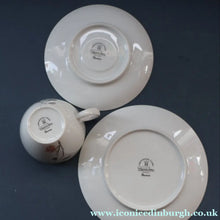Load image into Gallery viewer, Stylish Trio (Cup, Saucer and Side Plate) in the "Quince" Design by Raymond Loewy for Rosenthal. 5 AVAILABLE
