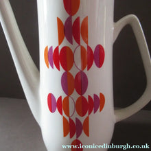 Load image into Gallery viewer, 1960s British Empire Porcelain Coffee Set.  Eclipse Pattern
