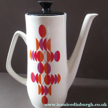 Load image into Gallery viewer, 1960s British Empire Porcelain Coffee Set.  Eclipse Pattern
