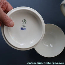 Load image into Gallery viewer, Stylish 1960s Danish Complete ROYAL COPENHAGEN Coffee Set. Six Settings Plus Side Plates. WHEAT Pattern
