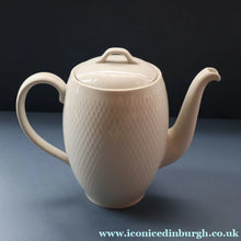 Load image into Gallery viewer, Stylish 1960s Danish Complete ROYAL COPENHAGEN Coffee Set. Six Settings Plus Side Plates. WHEAT Pattern
