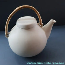 Load image into Gallery viewer, 1960s Finnish Design: GA3 Arabia Pottery Teapot in Matte White. Designed by Ulla Procope
