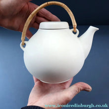 Load image into Gallery viewer, 1960s Finnish Design: GA3 Arabia Pottery Teapot in Matte White. Designed by Ulla Procope
