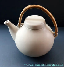 Load image into Gallery viewer, 1960s Finnish Design: GA3 Arabia Pottery Teapot in Matte White. Designed by Ulla Procope
