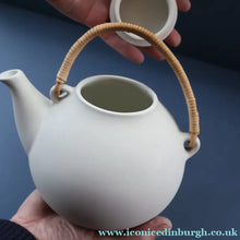 Load image into Gallery viewer, 1960s Finnish Design: GA3 Arabia Pottery Teapot in Matte White. Designed by Ulla Procope

