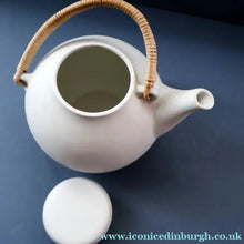 Load image into Gallery viewer, 1960s Finnish Design: GA3 Arabia Pottery Teapot in Matte White. Designed by Ulla Procope
