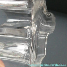 Load image into Gallery viewer, Stylish 1960s FINNISH Shallow Clear Glass SAVOY Vase. Iconic Mid Century Design by Alvar Aalto for Iittala, Finland. With acid etched signature
