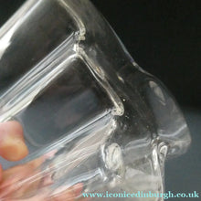 Load image into Gallery viewer, Stylish 1960s FINNISH Shallow Clear Glass SAVOY Vase. Iconic Mid Century Design by Alvar Aalto for Iittala, Finland. With acid etched signature
