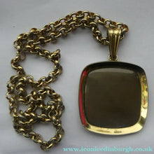 Load image into Gallery viewer, 1960s GES GESCH Vintage German Pendant with Abalone Panel
