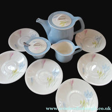 Load image into Gallery viewer, 1950s NOREWEGIAN Figgjo Flint CROCUS PATTERN Tea Set 
