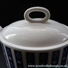 Load image into Gallery viewer, Stylish 1960s SUSIE COOPER for WEDGWOOD. Complete Bone China Coffee Set. Rare MERCURY Pattern. All Perfect
