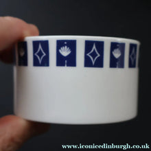 Load image into Gallery viewer, Stylish 1960s SUSIE COOPER for WEDGWOOD. Complete Bone China Coffee Set. Rare MERCURY Pattern. All Perfect
