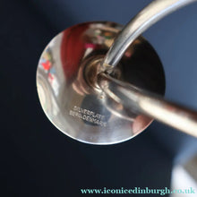 Load image into Gallery viewer, Stylish 1960s Vintage Danish Modernist Silver Plate Candle Holder. Designed by A.P. Berg
