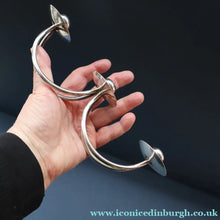 Load image into Gallery viewer, Stylish 1960s Vintage Danish Modernist Silver Plate Candle Holder. Designed by A.P. Berg
