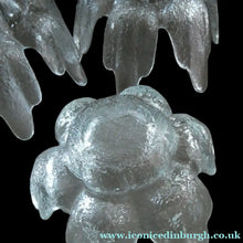 Load image into Gallery viewer, Three Vintage Flair Candle Holders Ravenhead Crystal / Glass 1970s
