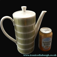 Load image into Gallery viewer,  1970s Seltmann Weiden Bavaria Coffee Set with Green Stripes Pattern
