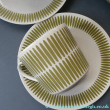 Load image into Gallery viewer,  1970s Seltmann Weiden Bavaria Coffee Set with Green Stripes Pattern
