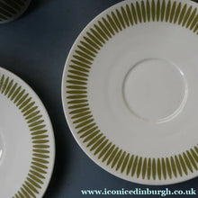 Load image into Gallery viewer,  1970s Seltmann Weiden Bavaria Coffee Set with Green Stripes Pattern
