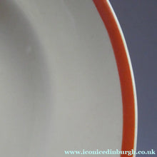 Load image into Gallery viewer, Smaller Royal Doulton Orange 1930s Art Deco Tango Pattern Serving Platter
