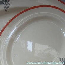 Load image into Gallery viewer, Smaller Royal Doulton Orange 1930s Art Deco Tango Pattern Serving Platter
