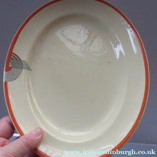 Load image into Gallery viewer, Smaller Royal Doulton Orange 1930s Art Deco Tango Pattern Serving Platter
