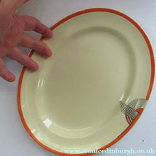 Load image into Gallery viewer, Large Royal Doulton Orange Tango 1930s Art Deco Serving Platter
